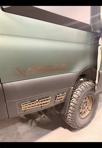The best part of a custom build: making it unmistakably yours. #limitlessvan #customvans #sprinterbuild #sprinterconversion@Owl Outdoors @Agile Offroad