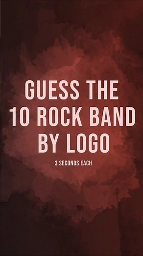 Guess All 10 Rock Bands by Logo 🤘 | Rock Quiz
