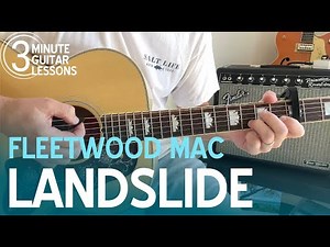 Learn Landslide in 3 Minutes! Beginner Guitar Lesson (Fleetwood Mac)