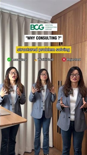 How to answer 'Why Consulting?' interview question in a BCG style