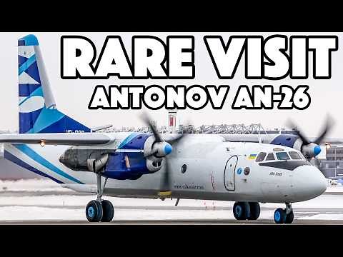 RARE VISIT: Vulkan Air Antonov AN-26 action in Montreal (YUL/CYUL)