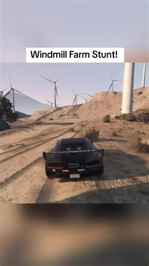 Exciting Windmill Farm Stunt in GTA Online