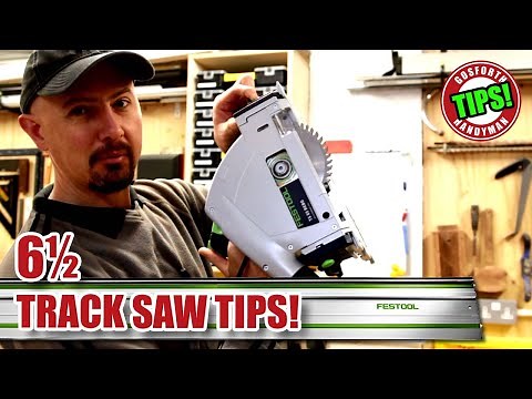 Beginner plunge saw / track saw tips!