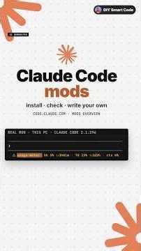 What Are Claude Code Mods and How Do They Work #ClaudeCode #Tutorial