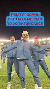 As she told Rog on “Direct From Down Under”, Rodman had been hoping to “get Alex to do one” that wouldn’t leave USWNT co-captain “overwhelmed”. Alex, Trinity & Kelley Best Trio Since MSN. (Via @trinity_rodman) | Men In Blazers