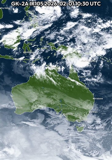 Australia & Oceania 24 Hour Weather | February 02, 2026