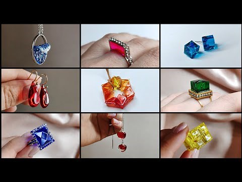 10 Amazing DIY Jewelry Ideas from Translucent Colored UV resin