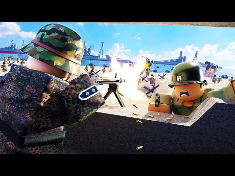 I Command a ROBLOX D-Day INVASION... Brutal WW2 Roblox War in Roblox Day of Infamy ft. ‪@TankFish69‬