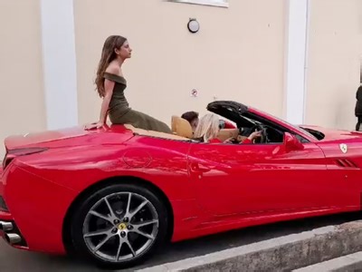 VIDEO: Ferrari driver ruins matric farewell entrance!