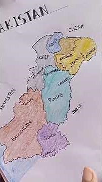Map of Pakistan , Provinces with Capitals | Pakistan map | ‪@hudaslifestyle7331‬