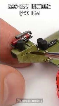 Weathering the cockpit - B-26B-50 Invader #scalemodel #hobby #scalemodels