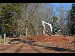 Clearing Underbrush with Bobcat E85