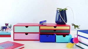 Weather forecast cloudy.... If you think it’s a little too scary to store everything in the cloud, then store it here in our colourful office box instead. | Flying Tiger Copenhagen