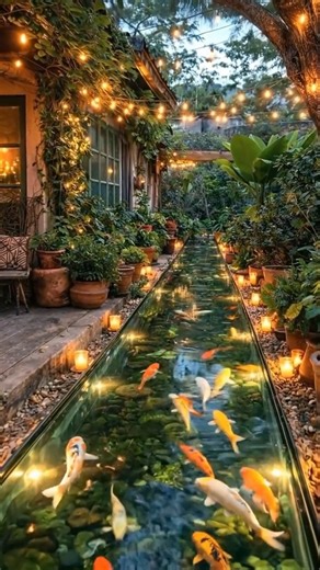 Liquid Magic Floor on Instagram: "Pondless Paradise: Easy DIY Disappearing Fountain #epoxyocean #rennovation #epoxyart #epoxy #homedesign #glassfloor #satisfying"