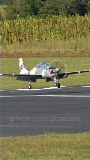 Super Tucano Landing #aviation #rc #rcplane