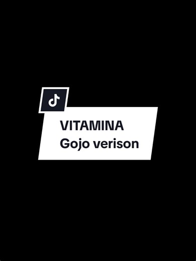 Vitamina Trend: Gojo Version Singing Cover