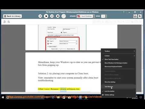 Fix Runtime Error! Program: C\\Windows\\system32\\atibtmon.exe on Windows