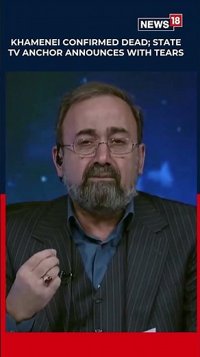 Newsreader Breaks Down on Air Announcing Iranian Supreme Leader Khamenei’s Death | Iran News | N18S