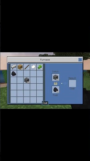 how to easily make Coal in minecraft #coal #minecraft #making