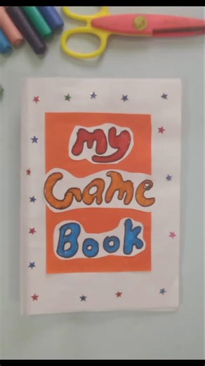 my game book with paper #diy #easy #homemade