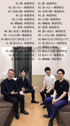 【林部智史の好きな曲】🎇🎆✨「林部智史最新ベストヒット」 ♪ Top 22 Greatest Hits ♪ #shorts