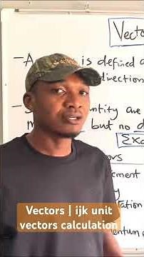 Vector | ijk Unit vectors #education #physics #viral #shorts