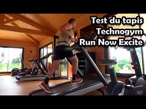 Tapis Roulant Technogym Run Now Excite 500 course à pieds - courir sur pente. simulation montagne.