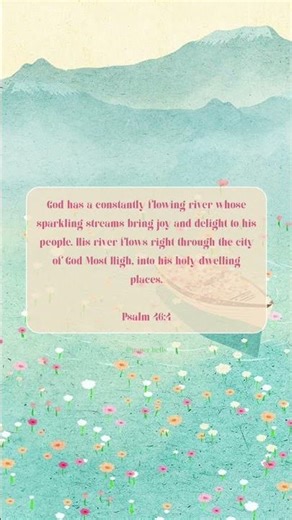 Psalm 46:4 🤍🌊#wallpaper #bible #spring #jesuslovesyou #yaweh