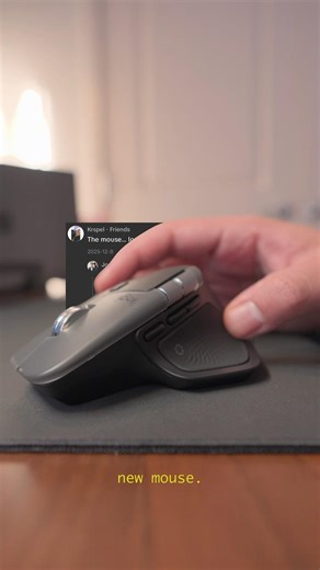 Logitech MX Master 4 #desksetup #homeoffice #homeofficesetup #mouse #productivity #logitech #tech