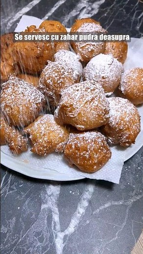 Gogoși pufoase cu lingura din aluat fără dospire cu iaurt ‪@DeliciiSimple‬