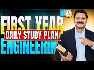 ENGINEERING STUDY PLAN | FIRST YEAR ENGINEERING DAILY STUDY PLANNER | DINESH SIR ENGINEERING