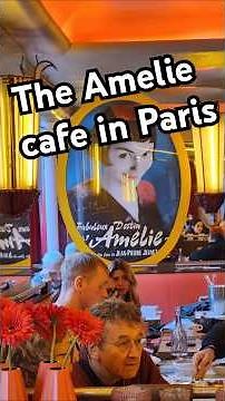 Inside Amelie’s Cafe in Paris