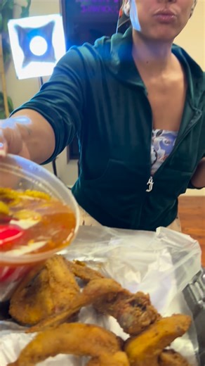PREMADONNA on Instagram: "REAL REVIEWS...she ended up buying more wings & another spicy bowl !!🥣..💪🏽🫶text to order 4709783113"