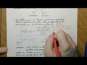 MAE 209 - Lecture 13 - Hypergeometric and Negative Binomial Distributions - Winter 2022