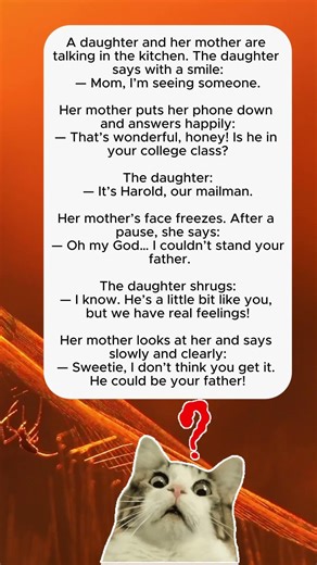 Daughter Brings Home Her New Boyfriend. Her Mom's Reaction Reveals A Family Bombshell #funny