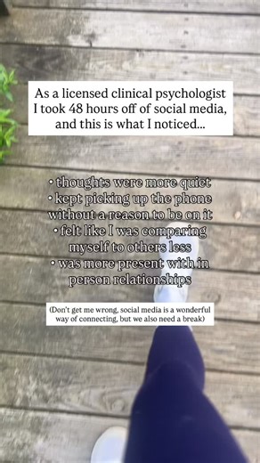 You’ve probably heard of dopamine fasting, or social media breaks, or behavioral change, or behavioral activation if you know the field of psychology. And all of these can be incredibly helpful in becoming the best version of yourself. I feel VERY strongly about practicing what I preach as a psychologist, and often say ‘if you went to a personal trainer that had a six pack but you found out their diet is consistent with pizza and fries, you may not respect them as much’. So when it comes to ment