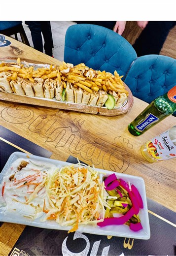 “Shawarma Guy at the Shawarma Kingdom” 📍Sumaq Iraqi Grill, Mississauga, ON Rating: 9.7/10 Notes: Sumaq is a true gem that brings the authentic flavors of Iraq to Mississauga. For my birthday, I took my friends to have the Chicken Shawarma Family Platter, and it was absolutely awesome! The platter was generously portioned, with perfectly seasoned and juicy chicken, complemented by fresh sides and flavorful sauces. The charcoal-grilled preparation added a unique depth to the taste, making every b