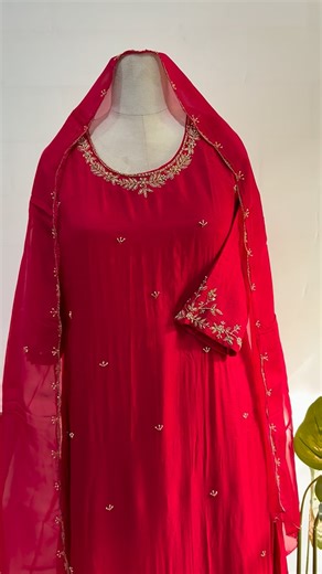 Ethnic suits on Instagram: "✨ Festive Elegance Redefined ✨ Premium designer dola silk suit adorned with intricate handwork, crafted to make you stand out at every festive and party occasion. Lightweight yet rich — elegance in every detail. Available in 2 stunning colours Limited stock | Book yours now!"