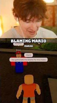 Albert Admin Abuse - Blaming Mario #roblox #flamingoroblox #flamingo