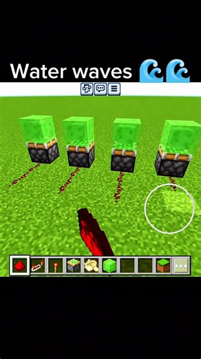 Water waves #minecraft #tutorialfilter#gaming#viral