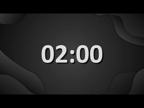2 Minute (120 Seconds) Countdown Timer