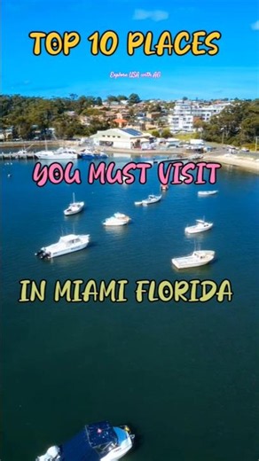 10 Amazing Places in Miami You Need to Visit#travel #miami #usa #shorts