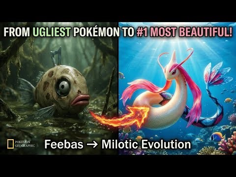 The Ugliest Pokémon Transformed Into the Most Beautiful | Feebas to Milotic