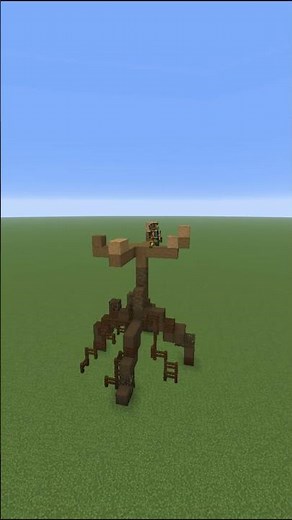 Mangrove Tree Tutorial #minecraft #minecraftbuilding