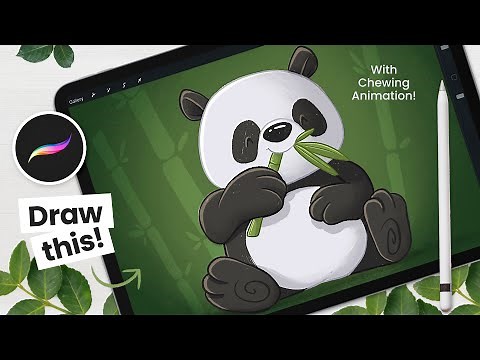 How To Draw & Animate A Panda • Procreate Tutorial