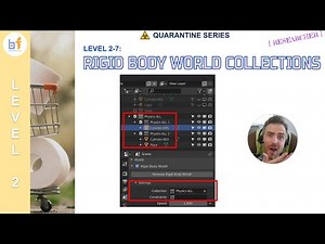 Physics Rigid Body World Collections in Blender | Quarantine Series 2-7
