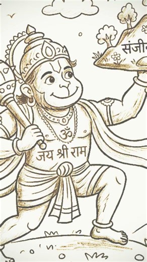 He pavan kumar #pencil #art #drawing #bhakti