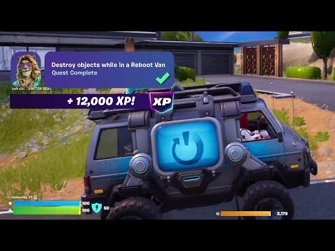 How to EASILY Destroy objects while in a Reboot Van Fortnite