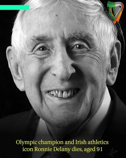 Olympic champion and Irish athletics icon Ronnie Delany dies, aged 91