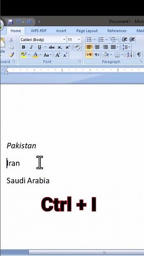 How to Italicize Text in MS Word | Beginner Tutorial (Step-by-Step Guide) #viral #trending #msword
